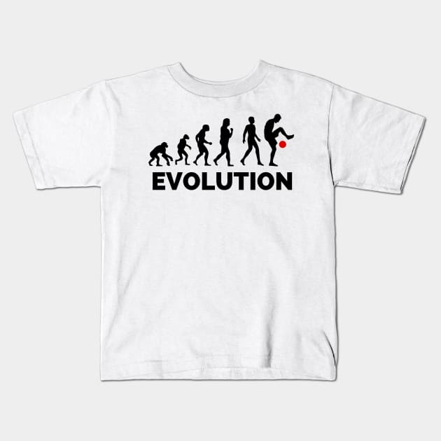 Evolution of Freestyle Football Kids T-Shirt by Lottz_Design 